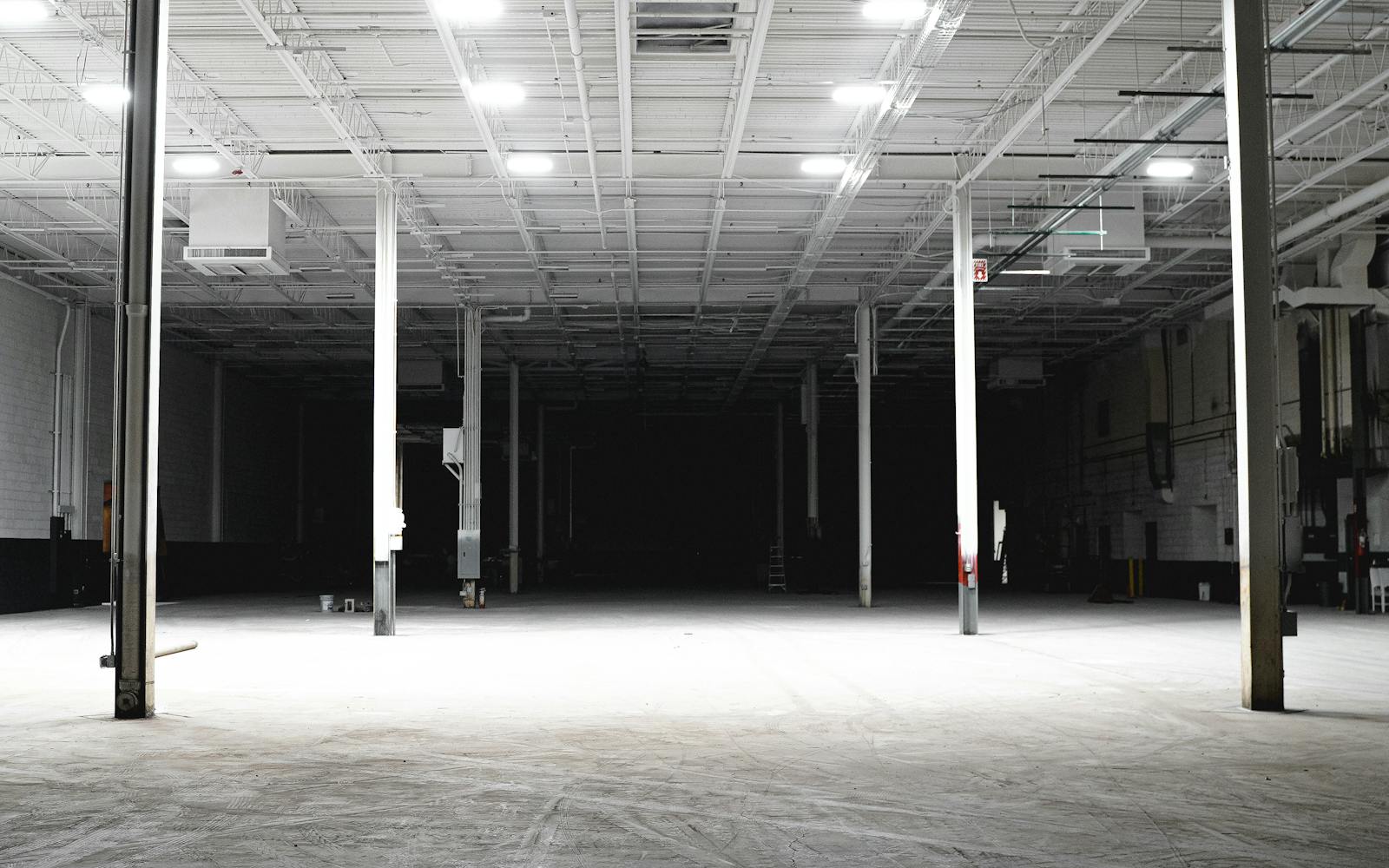Clean facility interior